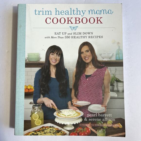 Trim Healthy Mama Cookbook Eat Up and Slim Down Paperback Healthy Recipes - Picture 1 of 13
